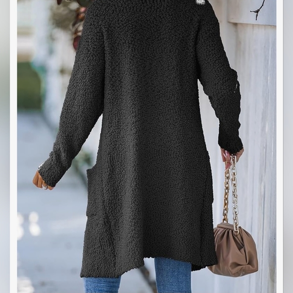 Women's Long Sleeve Chunky Cardigan - Sz Large - Picture 2 of 6